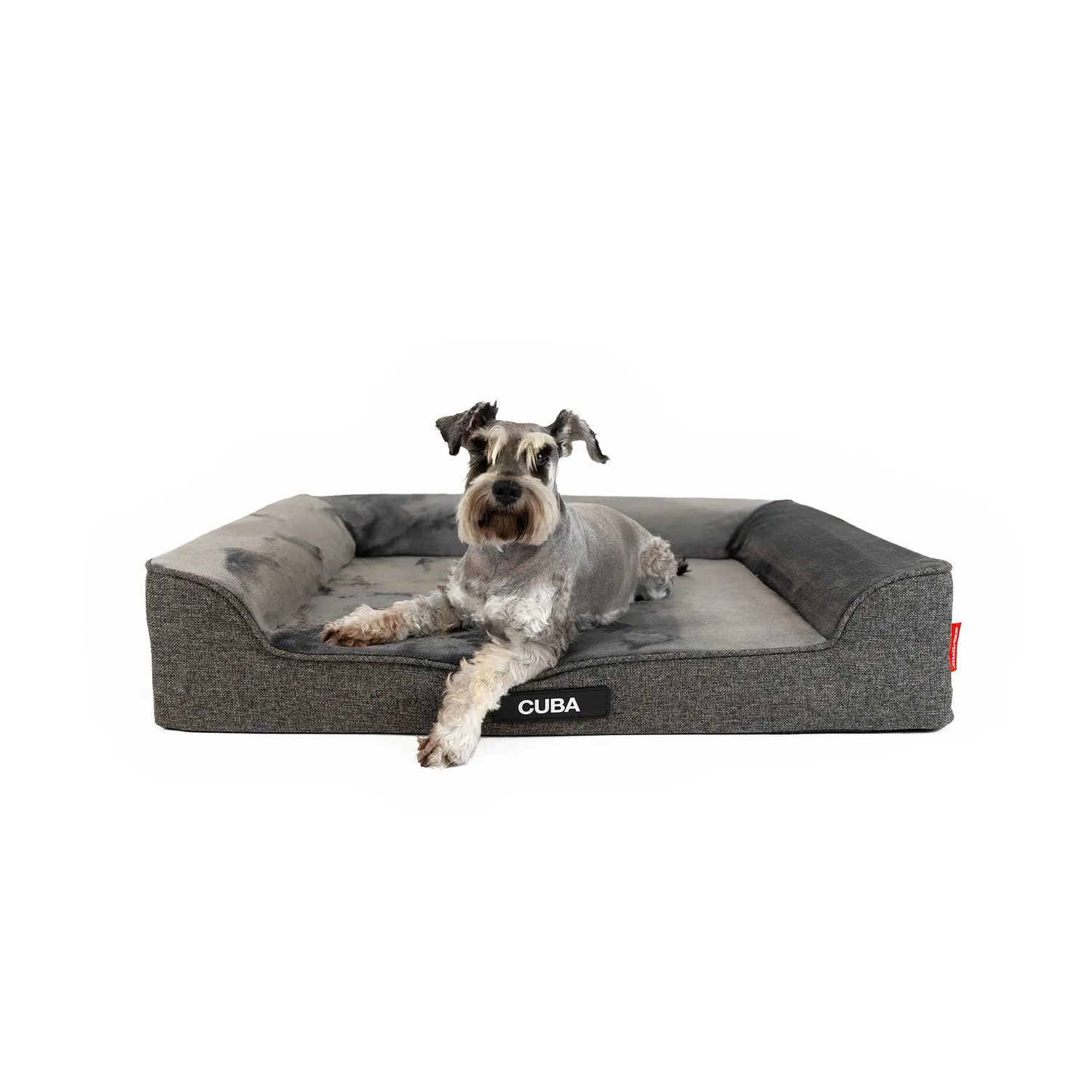 EzyDog Next Gen Ortho Lounger hundeseng charcoal M memory