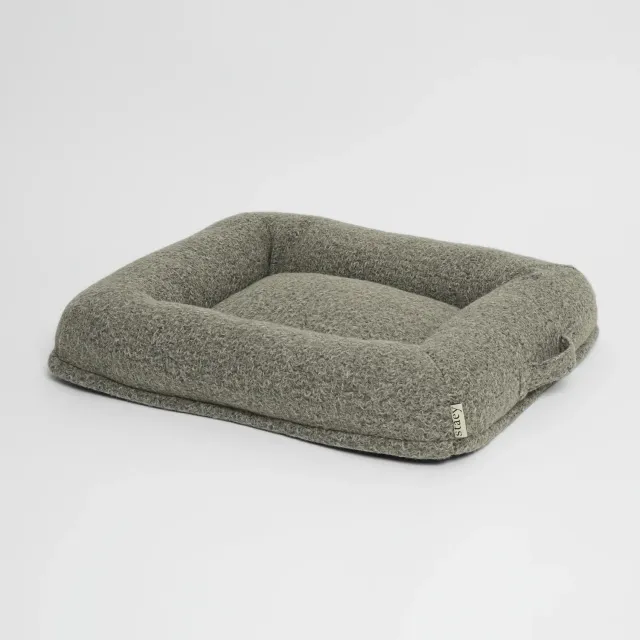 Staey Curl hundeseng Taupe Medium blød