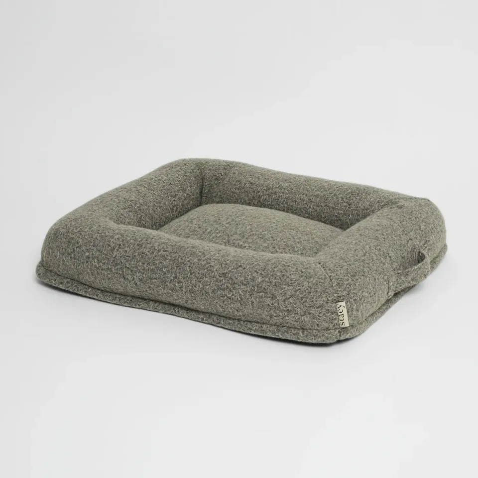 Staey Curl hundeseng Taupe Medium blød
