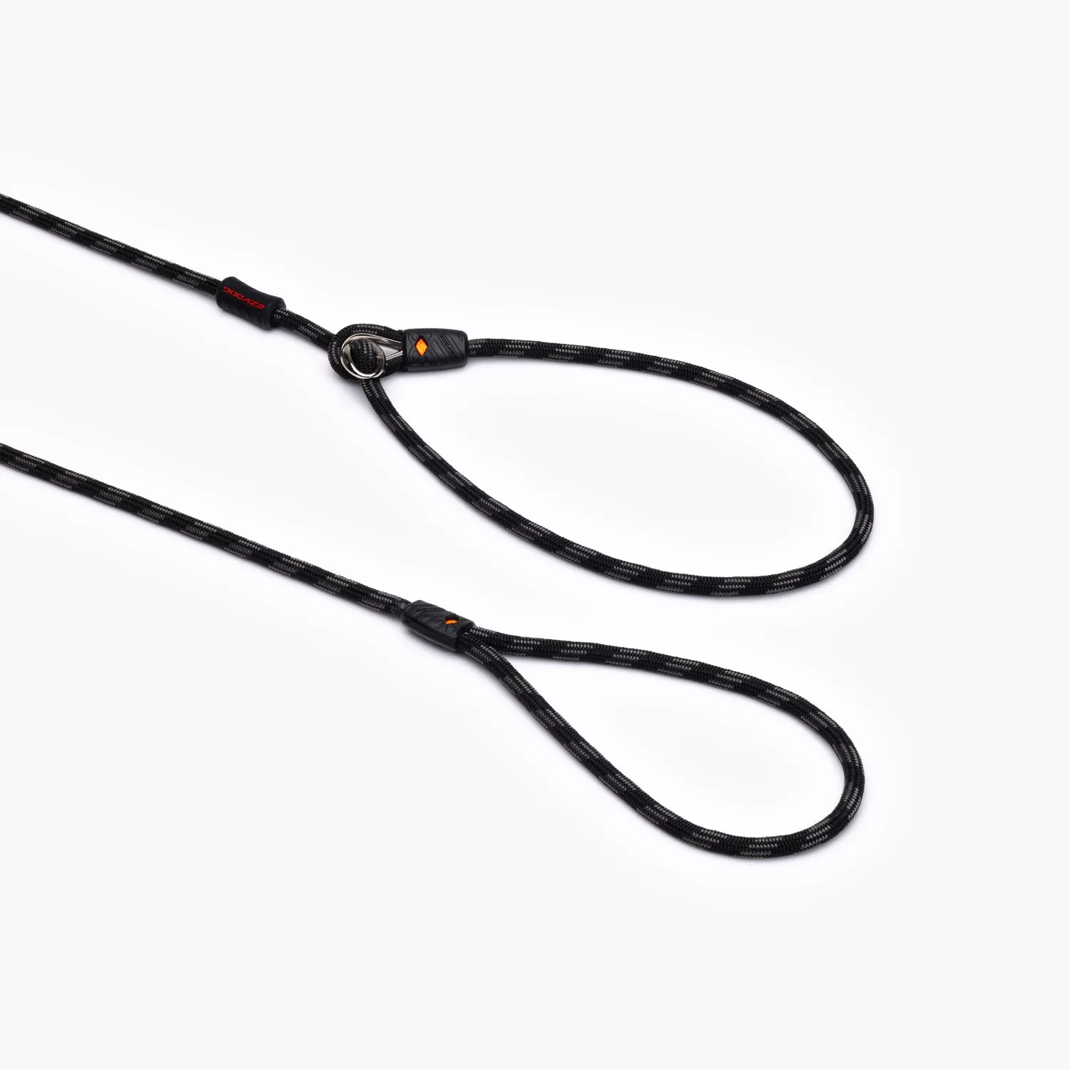 EzyDog Luca Leash Lite rebline sort 170 cm træning