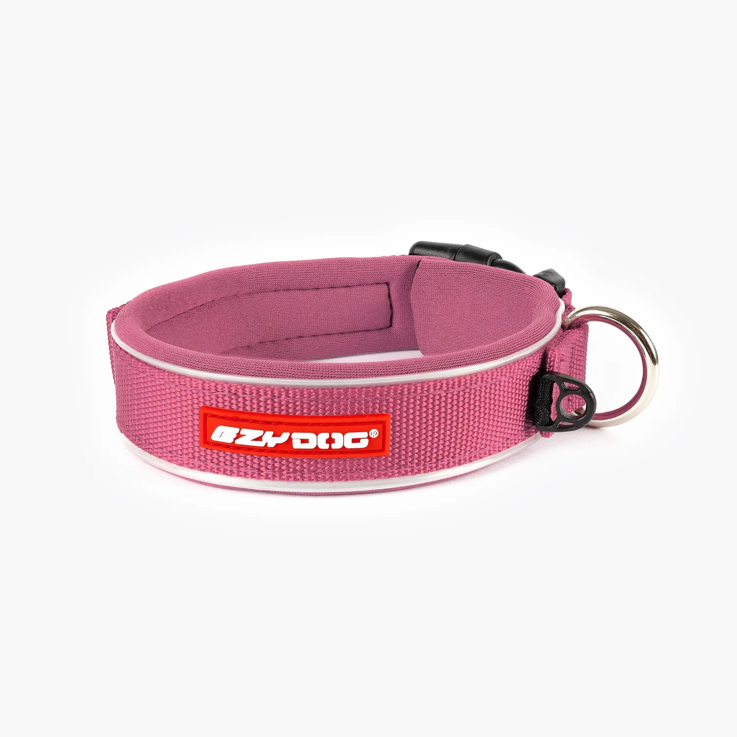 EzyDog Neo Classic halsbånd sort M vandtæt neopren