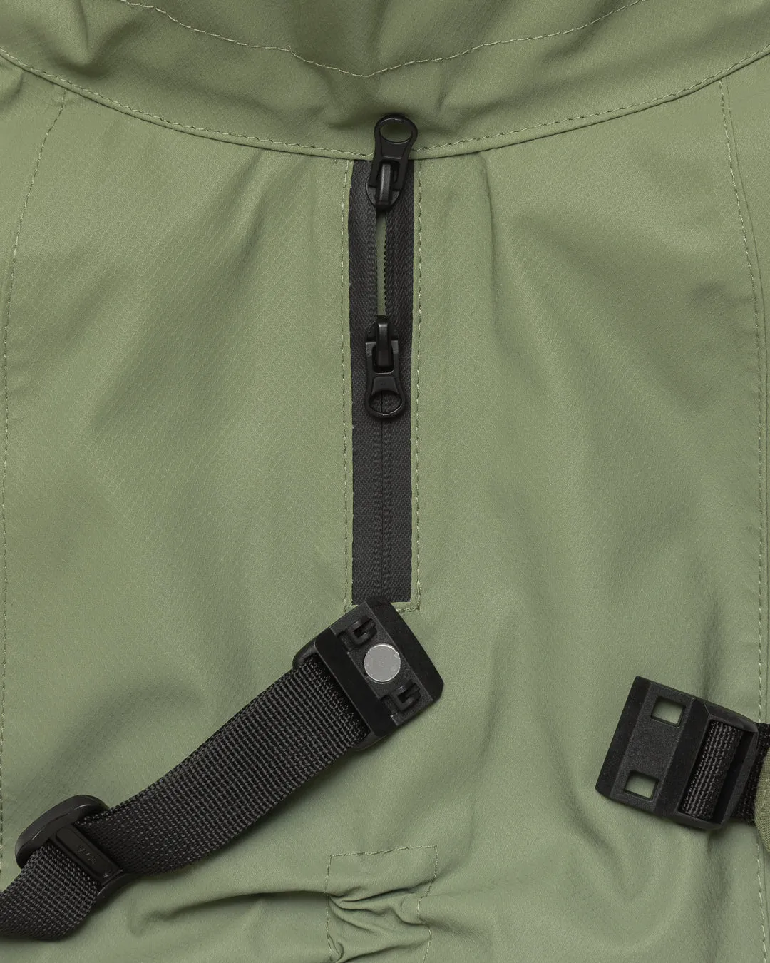 Paikka Reflective Shell Jacket Olive refleksjakke