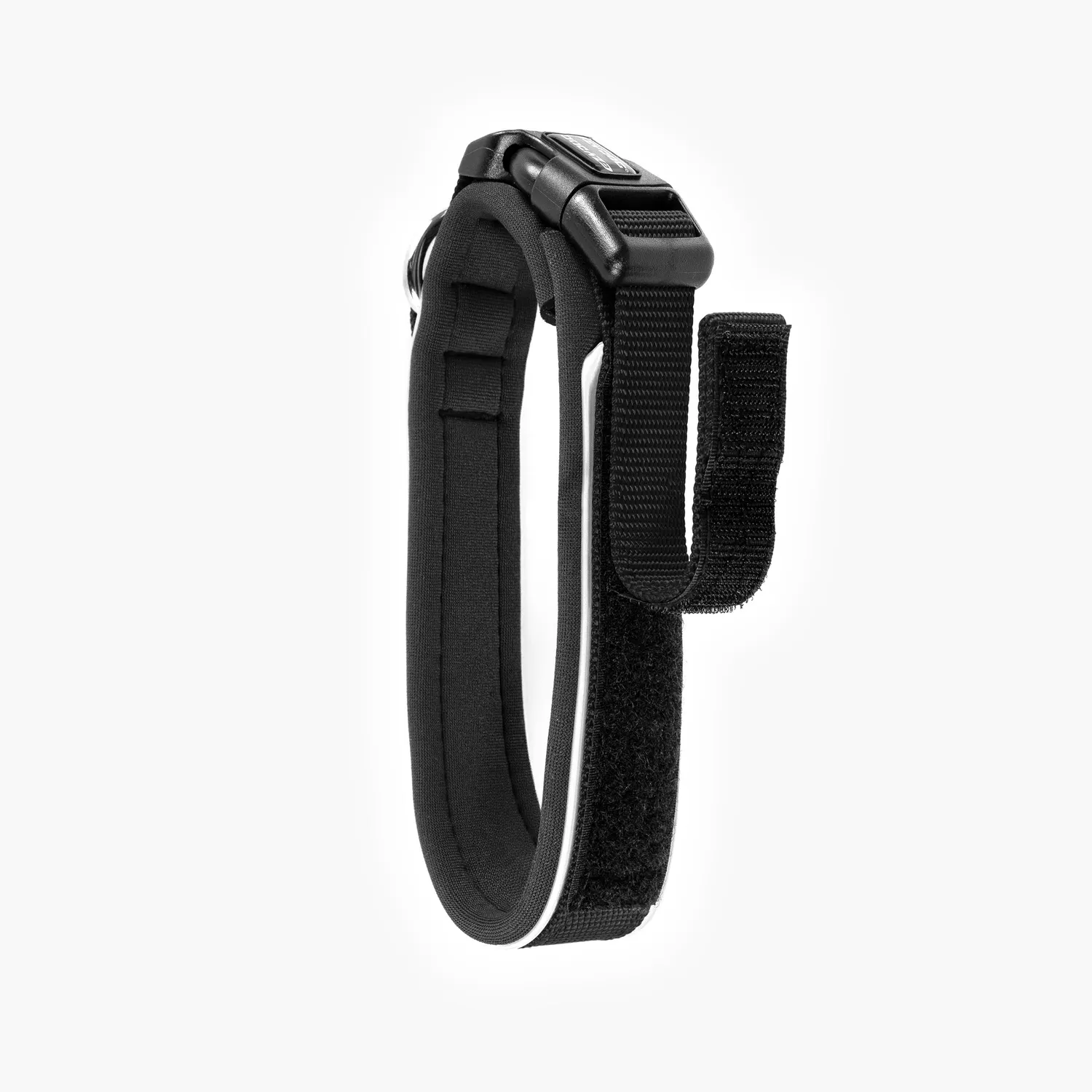 EzyDog Neo Classic halsbånd sort M vandtæt neopren