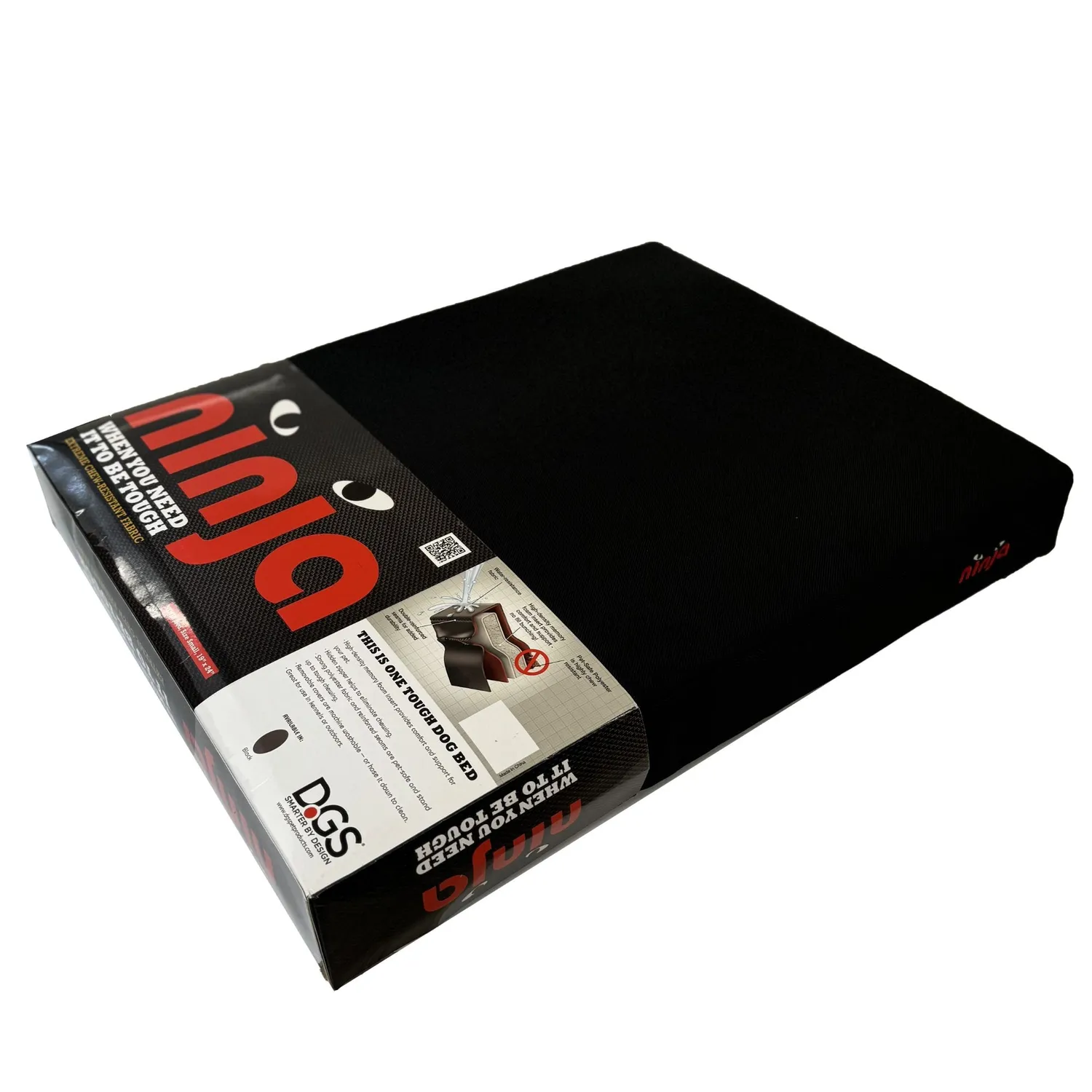 Dog Gone Smart Ninja Chew Proof hundeseng 1680D med memory foam