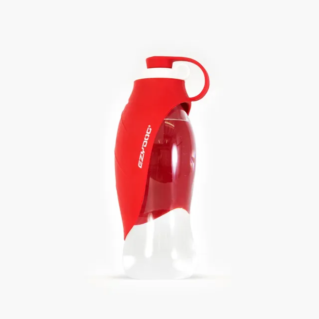 EzyDog Leaf vandflaske 600ml rød