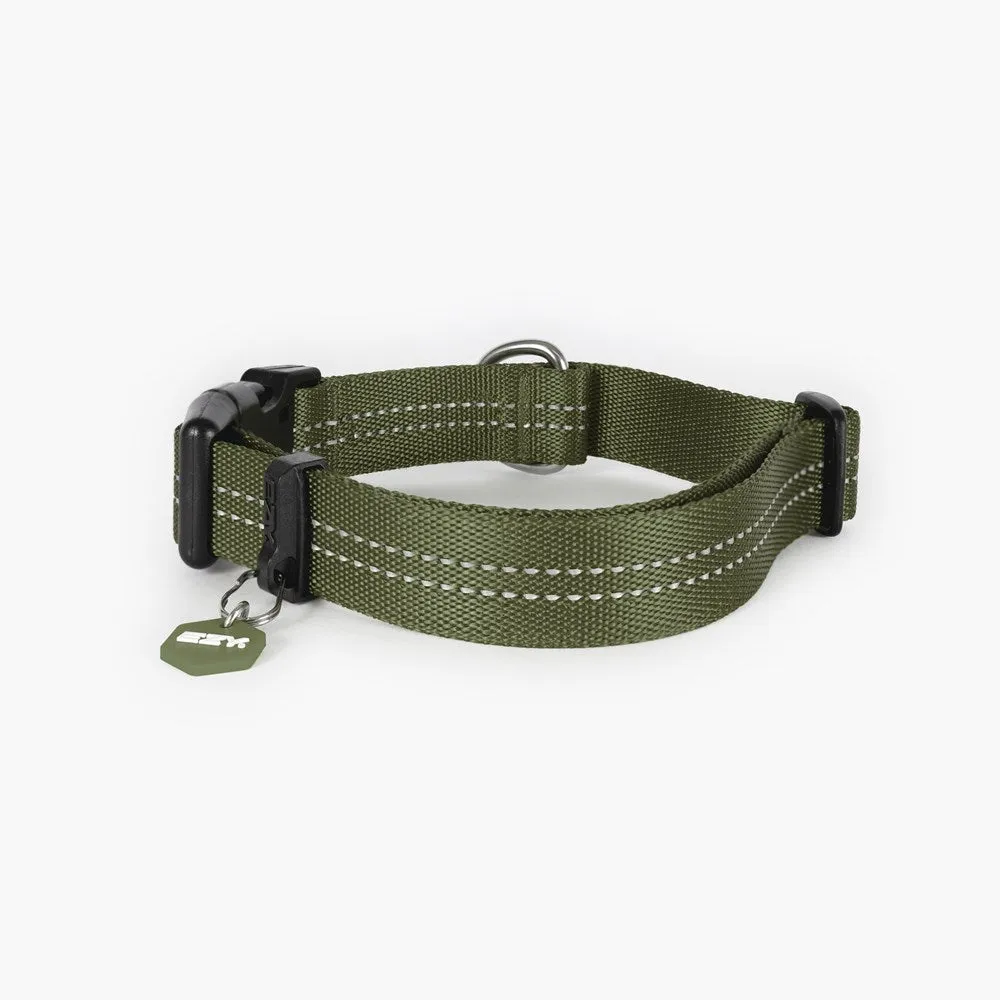 EzyDog Essential justerbart halsbånd til hund blå M