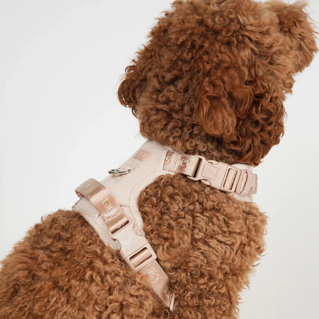 Staey Elma hundesele light rose ergonomisk