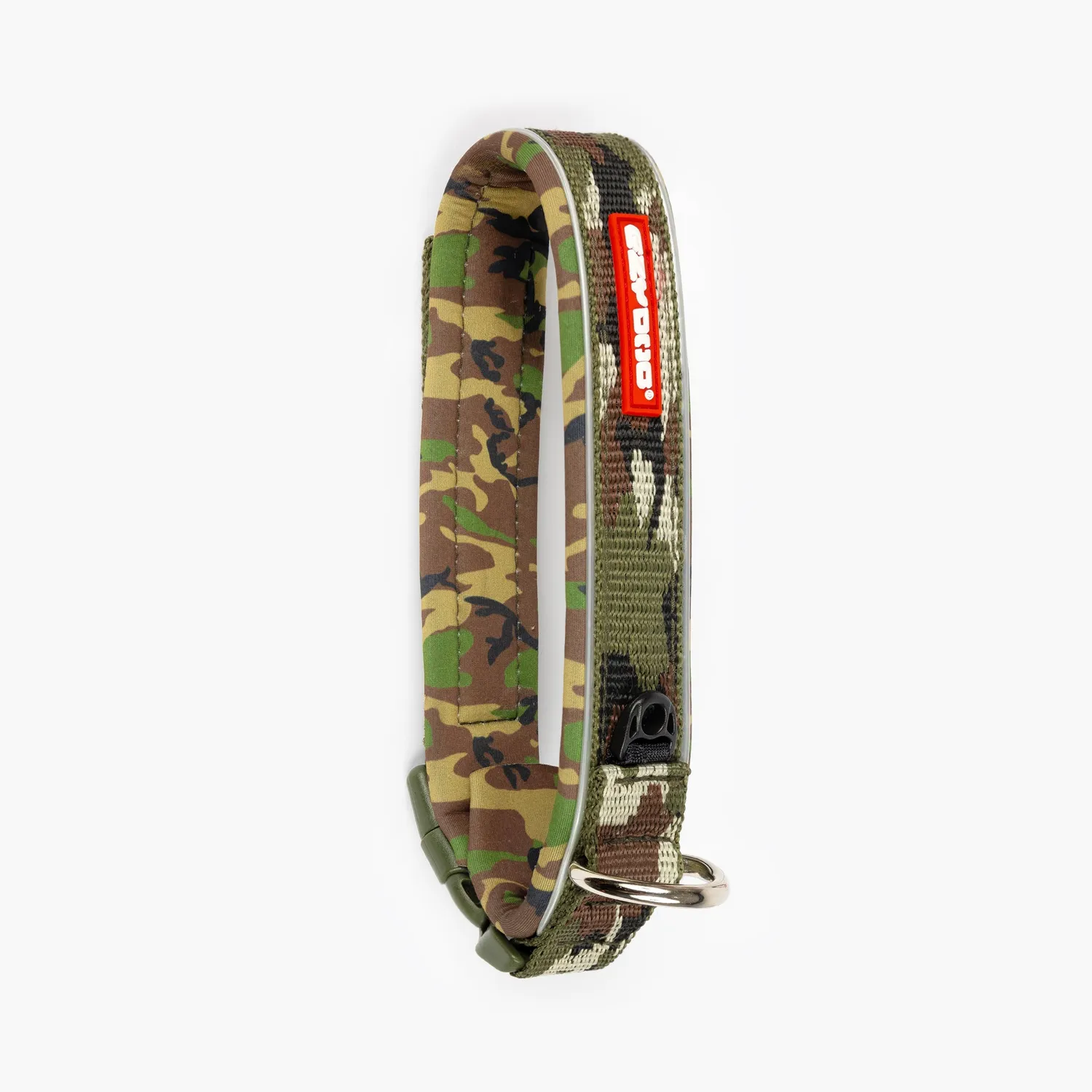 EzyDog Neo Classic halsbånd camo grøn M