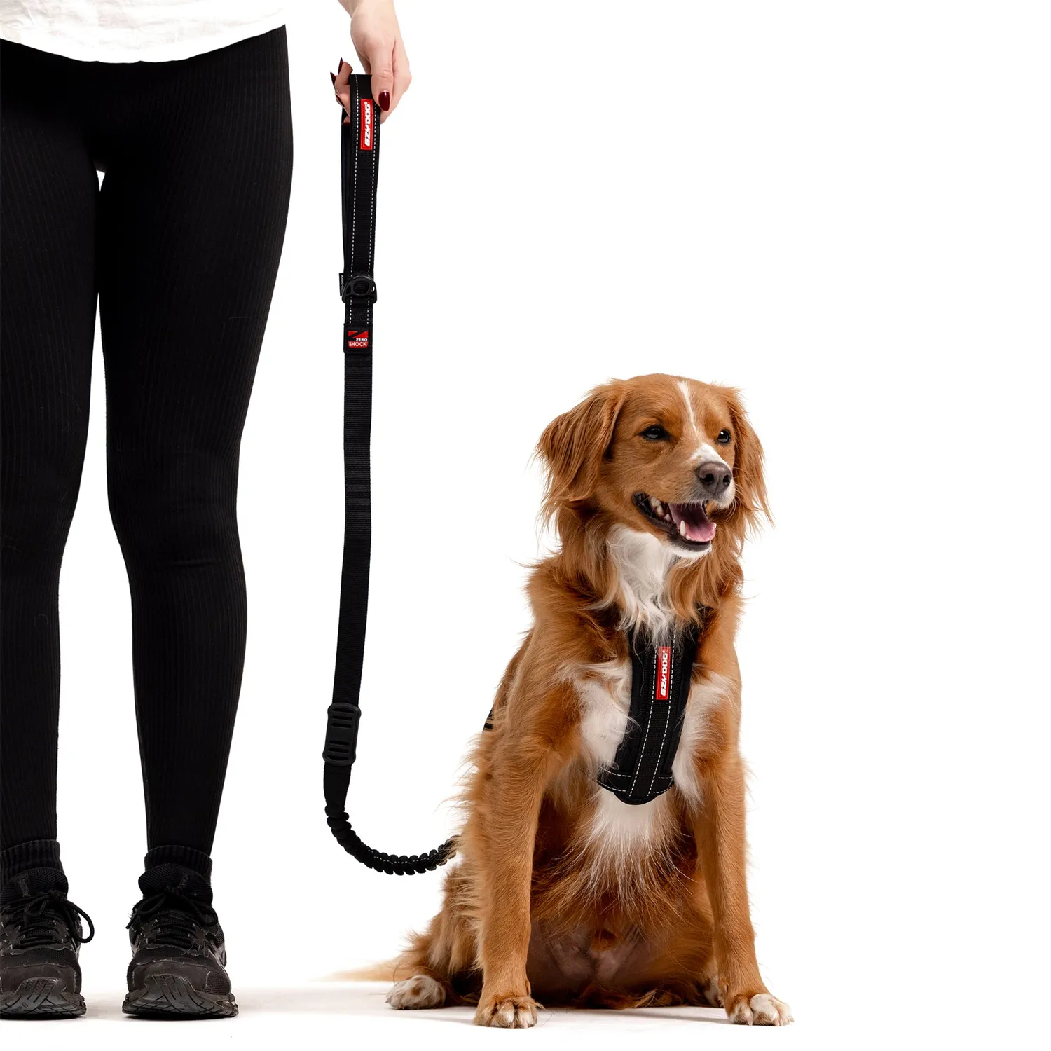 EzyDog Zero Shock hundeline camo grøn 120 cm