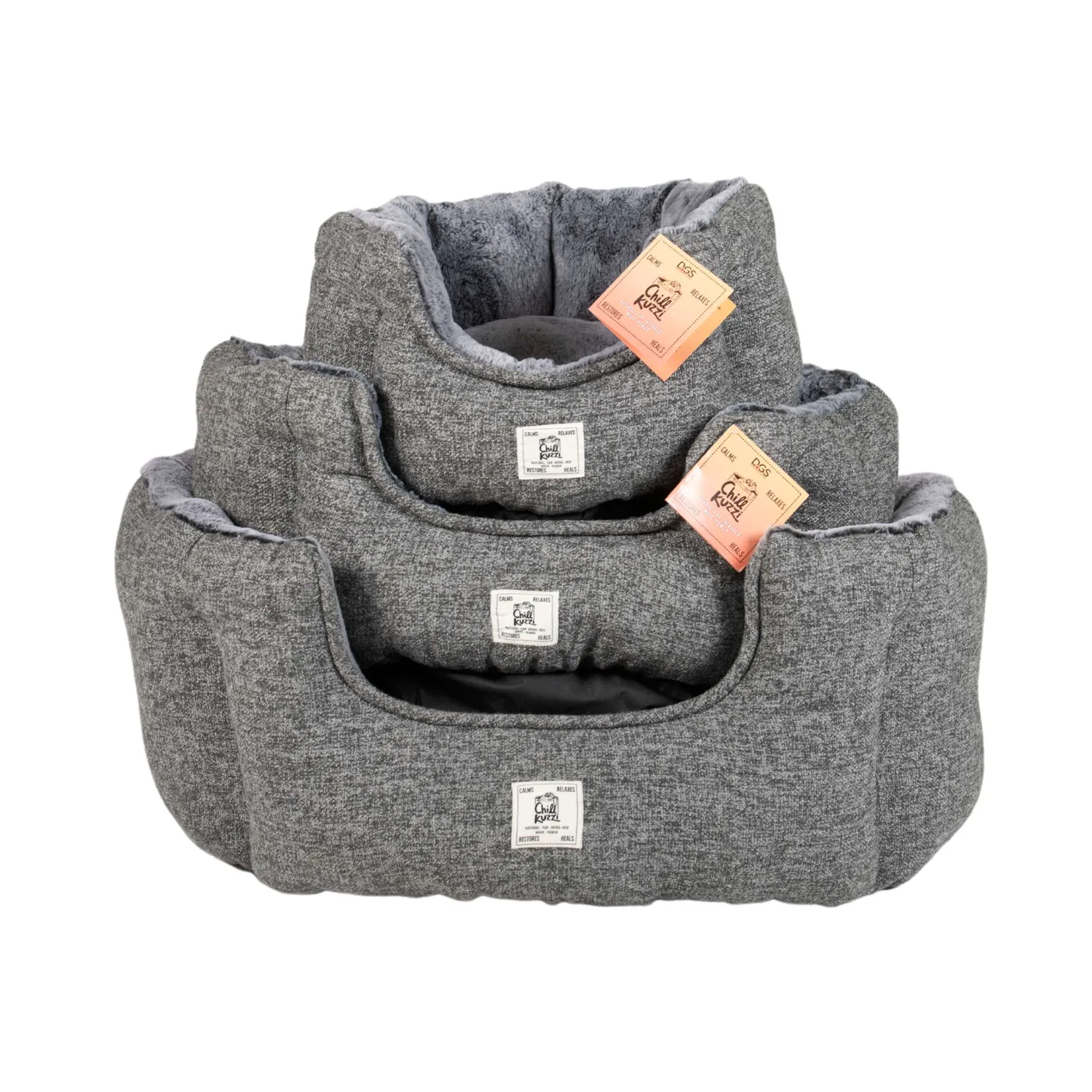 Dog Gone Smart Chill Kuzzi Round Bed hundeseng beroligende
