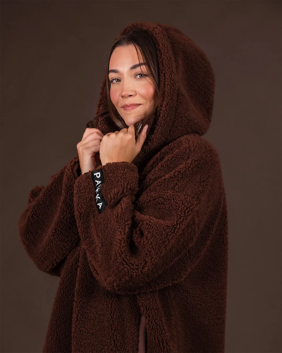 Paikka Sumu sherpa jakke Choco varm til mennesker