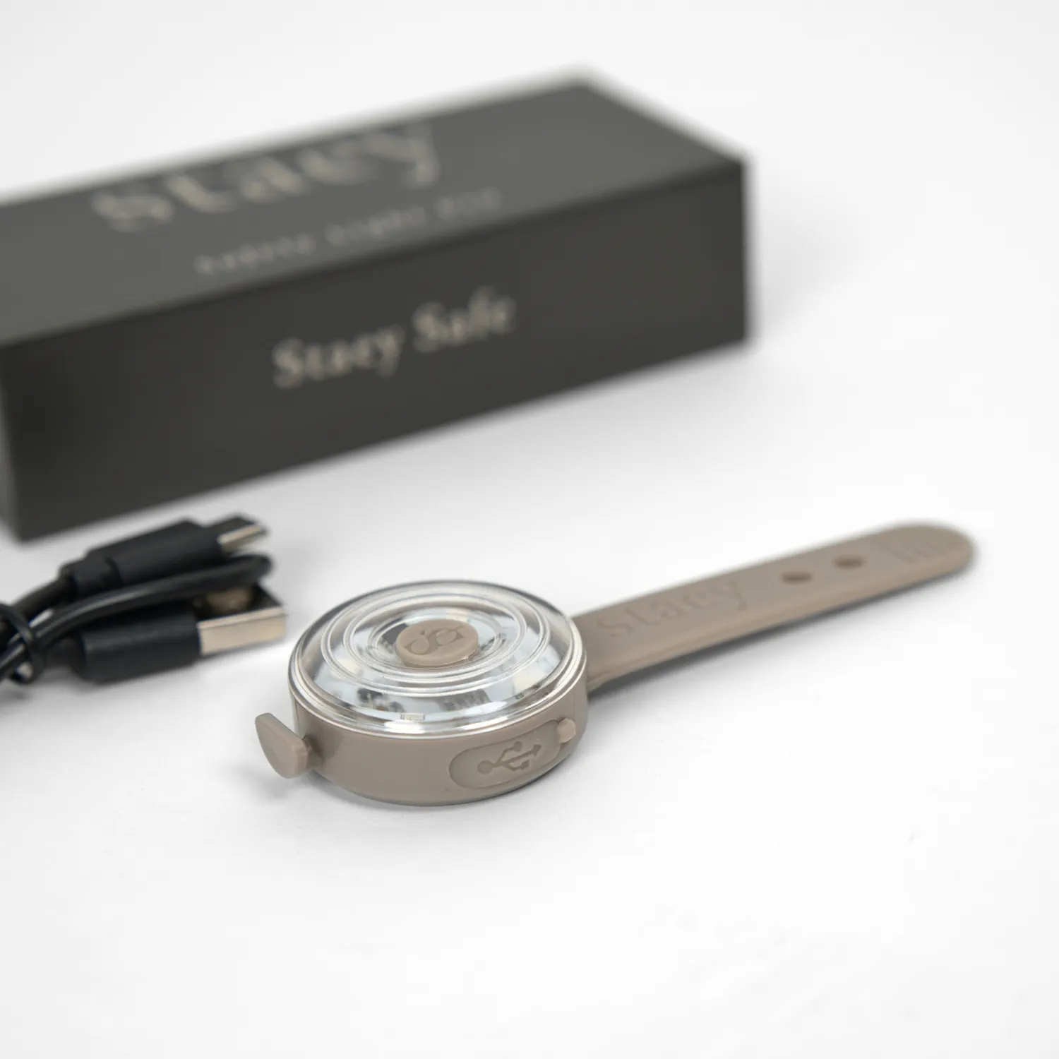 Staey Lumi Sikkerhedslygte Pro Taupe USB-C