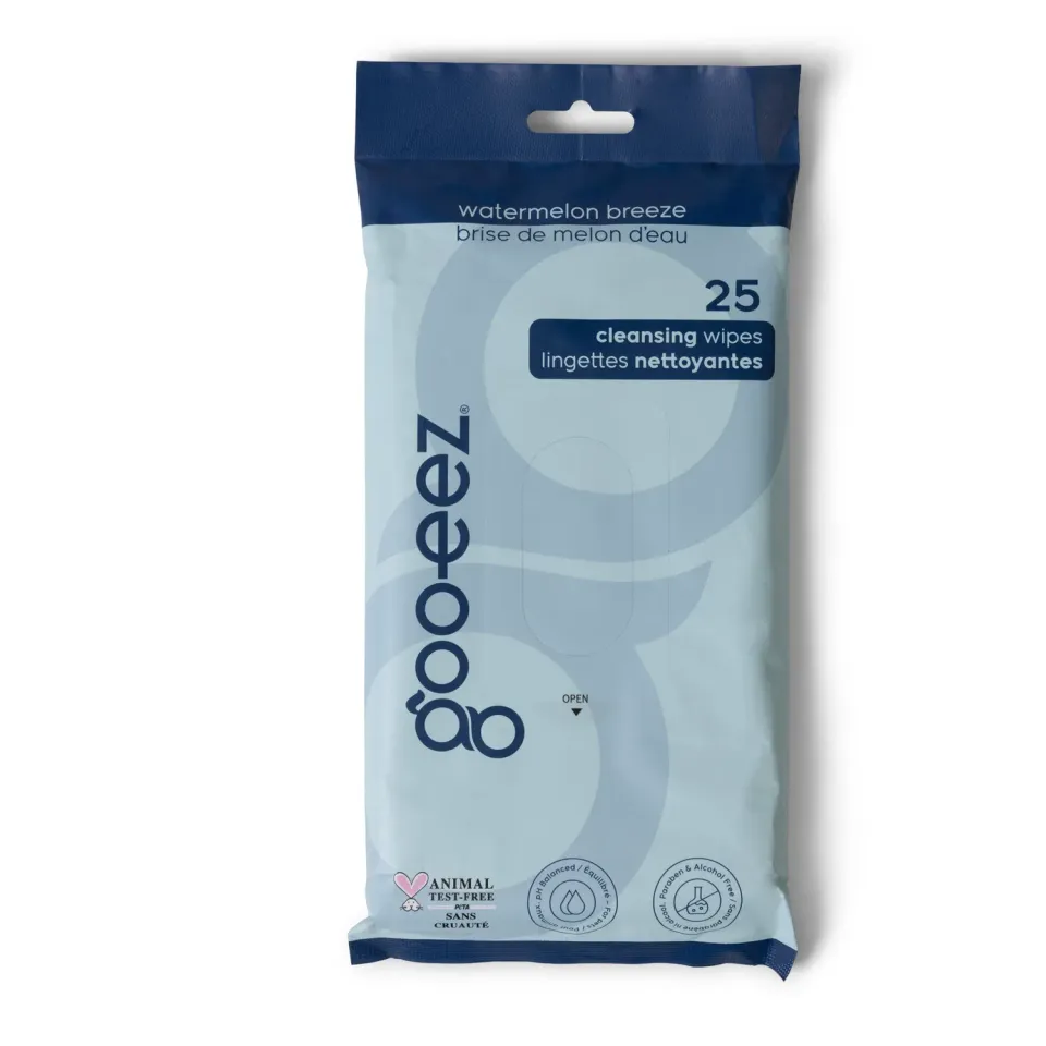Goo-eez Travel Size rense-servietter til hund 25 stk