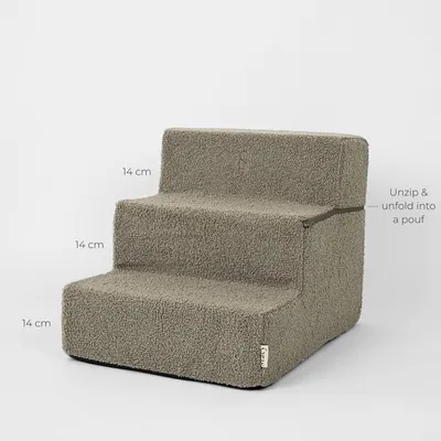 Staey Dog Stair hundetrappe teddy foldbar pouf