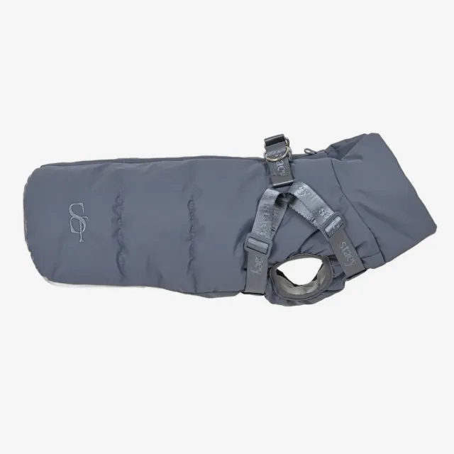 Staey Vera hundefrakke Dusty Blue m. sele