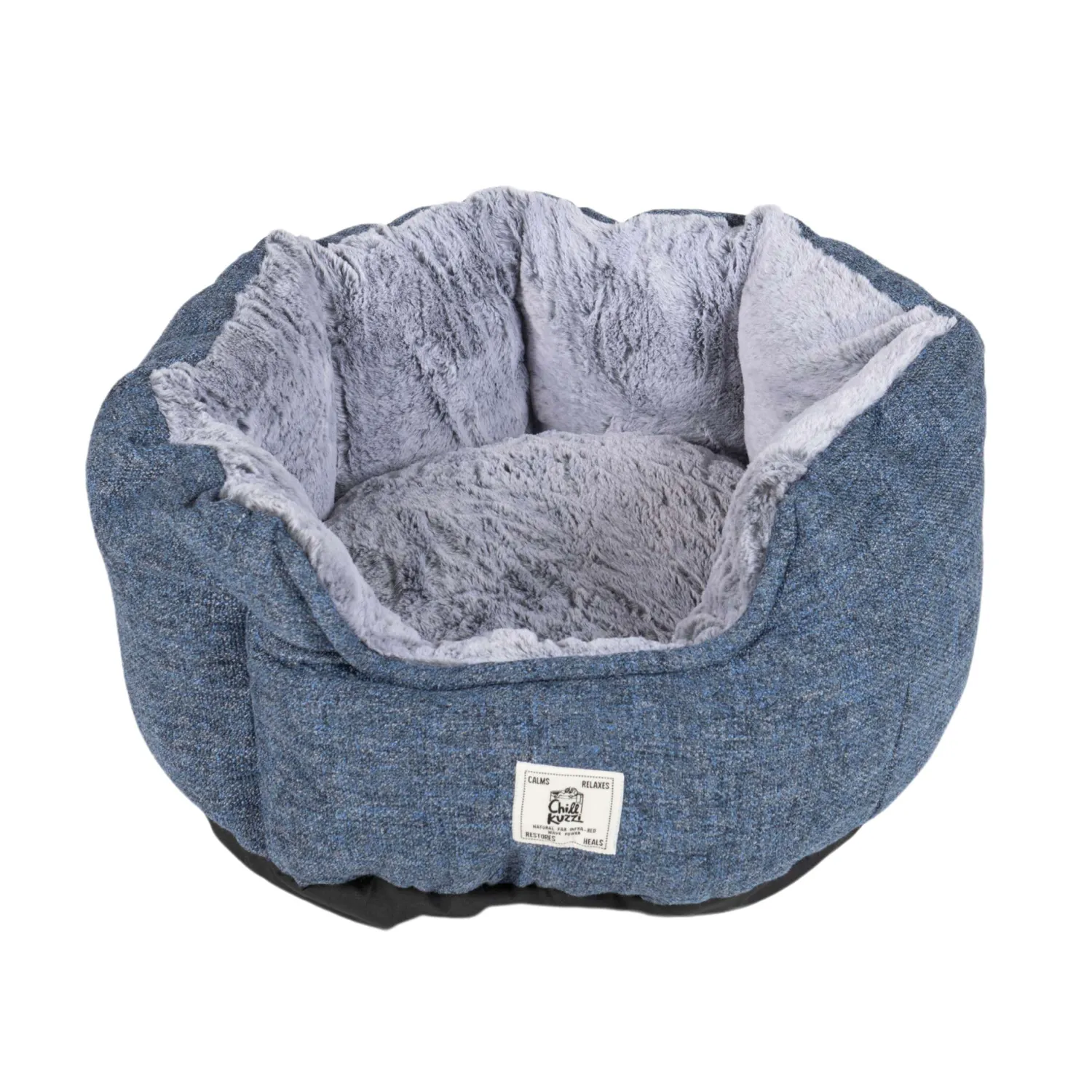 Dog Gone Smart Chill Kuzzi Round Bed hundeseng beroligende
