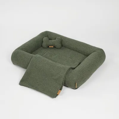 Staey Hundetæppe Moss Bouclé 80x60 cm – blødt