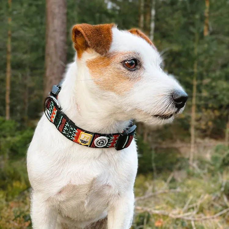 Woolly Wolf Woodland hundehalsbånd genbrug blødt
