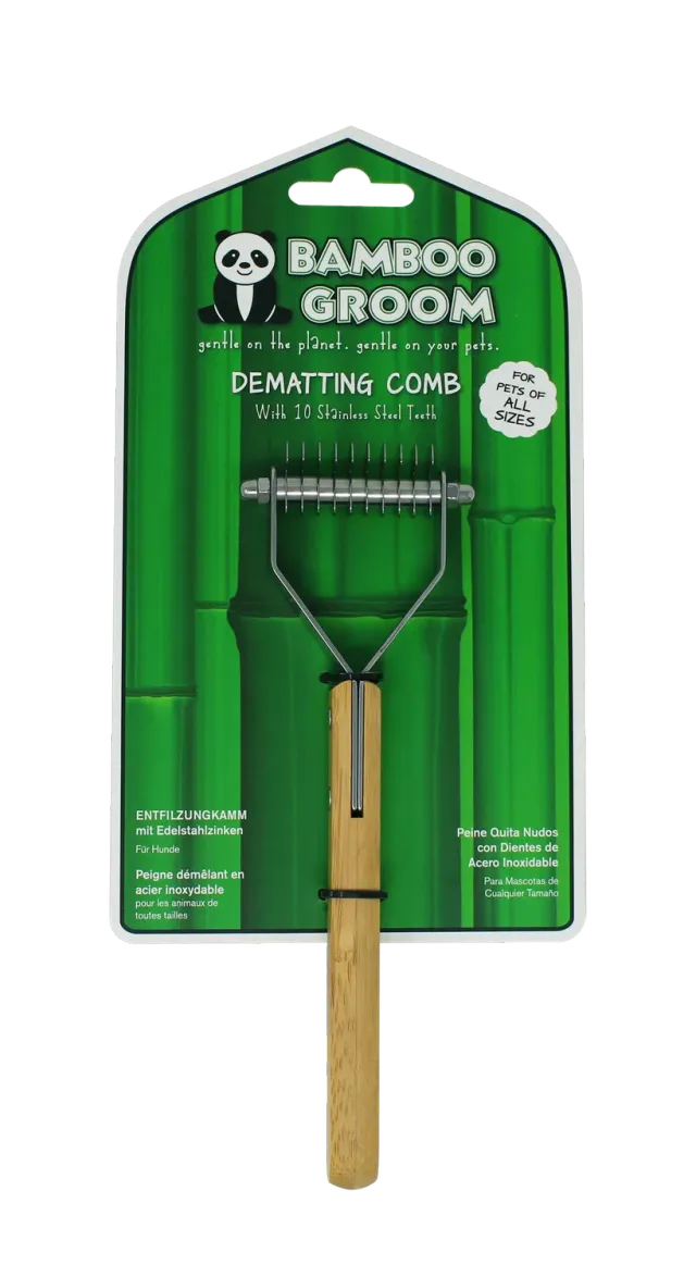 Bamboo Groom filtekam 10 tænder udredning