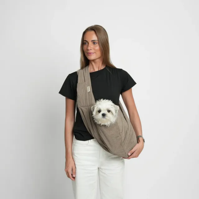Staey Ava Hvalpetaske Corduroy – Taske til 8 kg