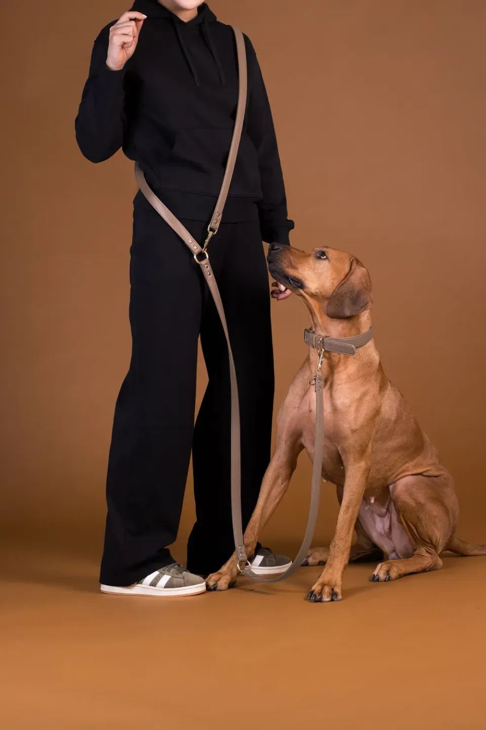 Paikka Lignify Multi-Leash hundeline Taupe 300 cm