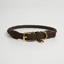 Staey Kaia hundesnor Dark Oak 2 m læder
