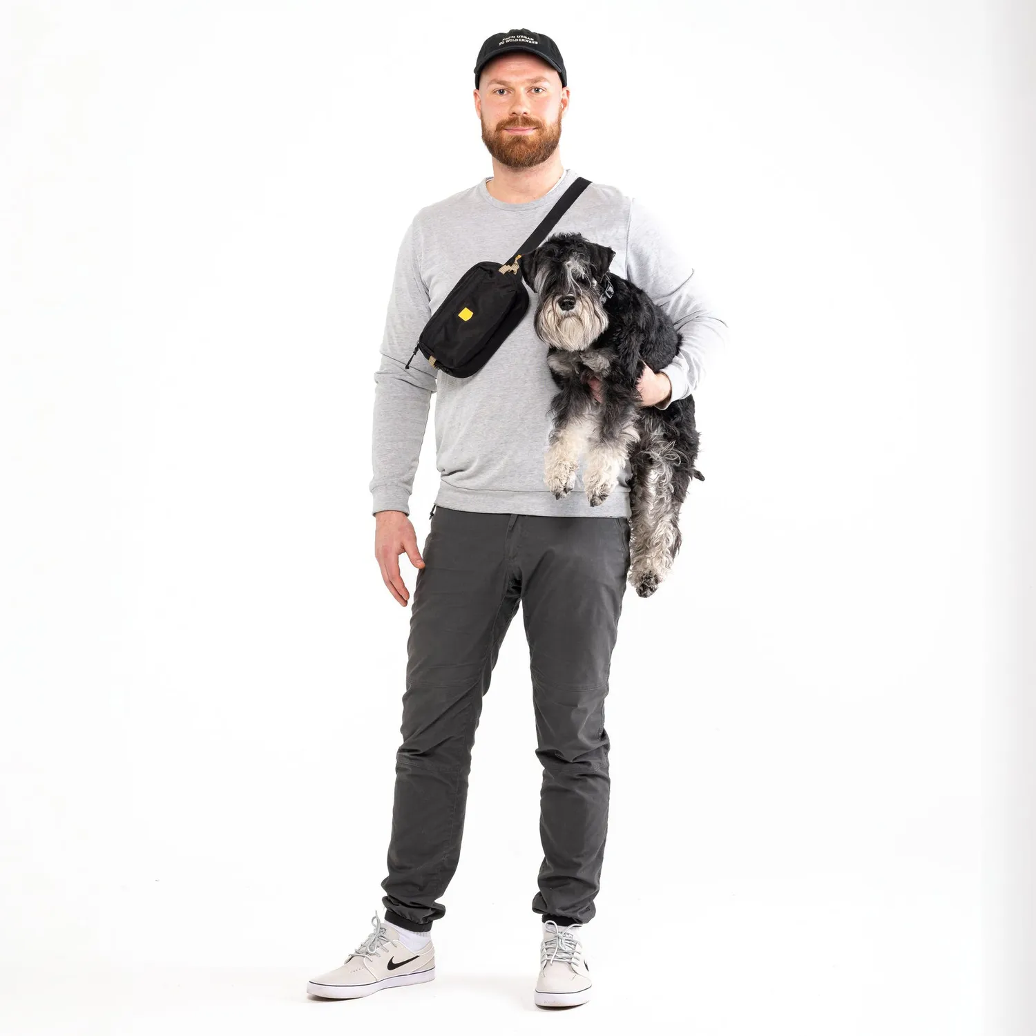 Woolly Wolf Alpha 360 hoftetaske sort reflekterende