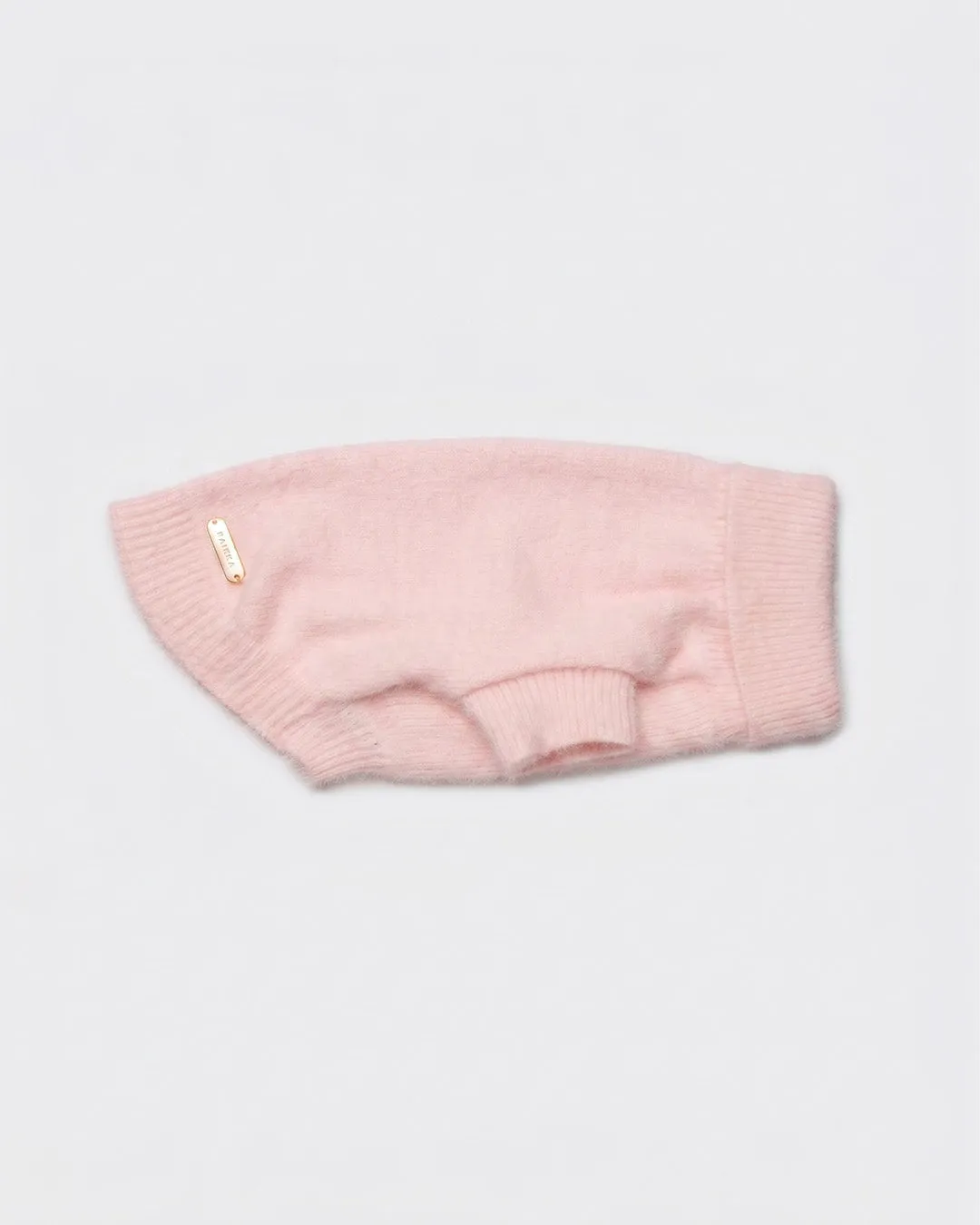 Paikka Furry Knit hundesweater pink blød